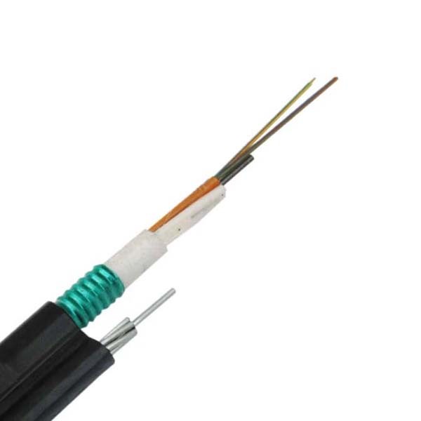 Quality Figure 8 Self-Supporting Fiber Optic Cable 24 Core Steel Armored Cable GYTC8S for sale