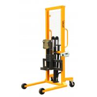 China Electronic Balance Eagle-gripper Type Hydraulic Drum Stacker 400Kg Loading factory