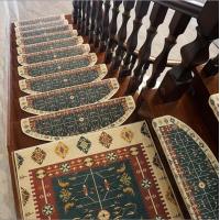 China Household Compound Non Slip Stair Mats Irregular Special Style 24*65cm factory