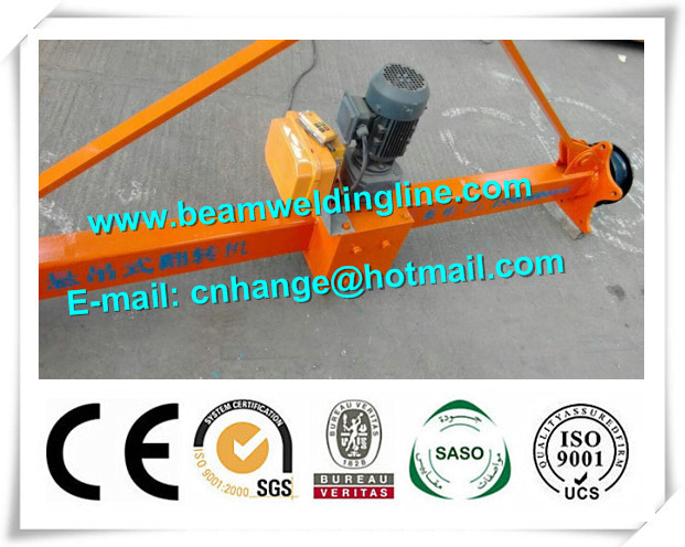 China 0.75KW Motor Box Beam Production Line Chain Type Turning Machine For Semi Trailer factory