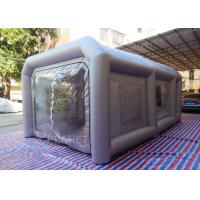 China Portable Waterproof Inflatable Car Paint Spray Booth With Cotton Filter factory