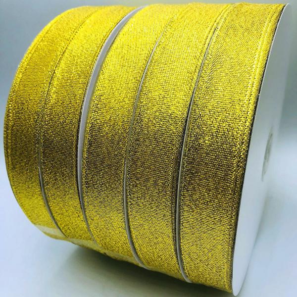 Quality Glitter Metallic Gift Wrap Ribbon Multicolored Custom Size 12mm Satin Ribbon for sale