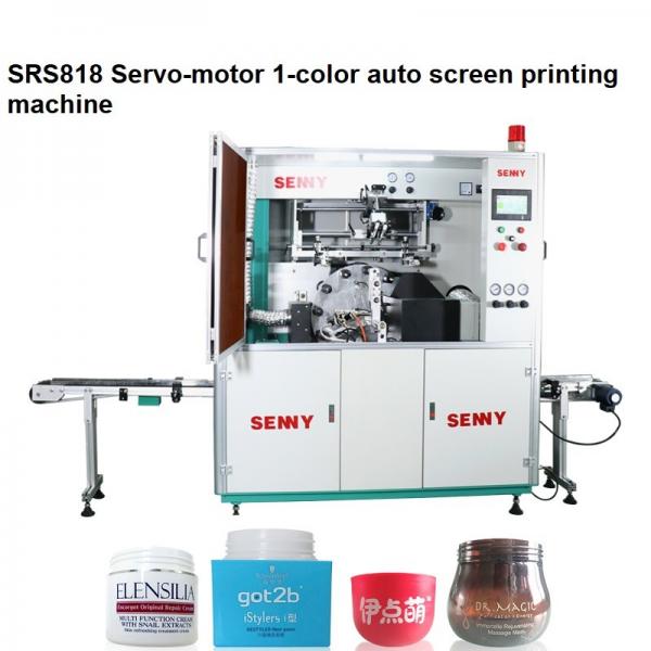 Quality Single Color 5000pcs/Hour Fully Automatic Screen Printing Machine 250x150mm for sale