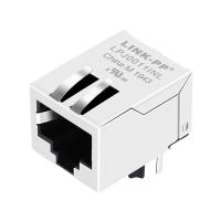 China J0011D11NL Rj45 Female Connector 100 Base-T 8p8c Tab Down Industrial RJ45 Ethernet Connector factory