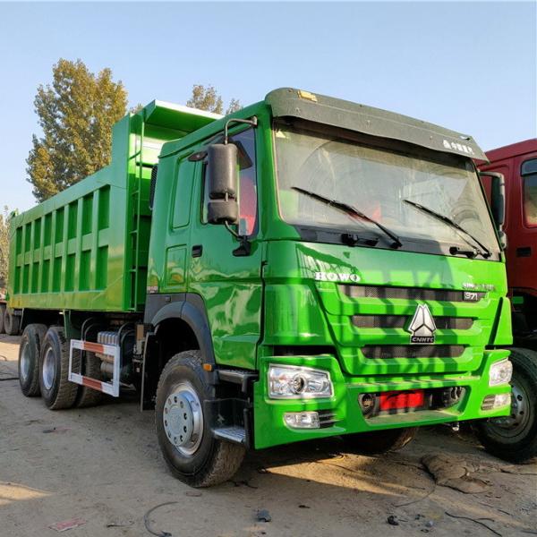 Quality 1-2 Axles Used Howo Dump Truck Low Mileage Second Hand HOWO Truck for sale