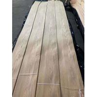 China Flat Cut 0.45mm White Oak Wood Veneer 12% Moisture Plywood Use factory