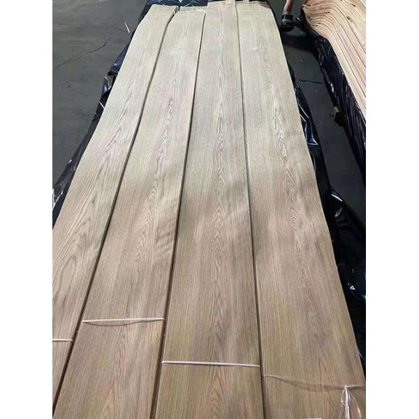Quality Flat Cut 0.45mm White Oak Wood Veneer 12% Moisture Plywood Use for sale