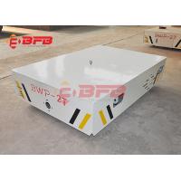 China Heavy Load Electric Cement Floor Moving Die Battery Powered Trolley With Hand Held Push Button factory