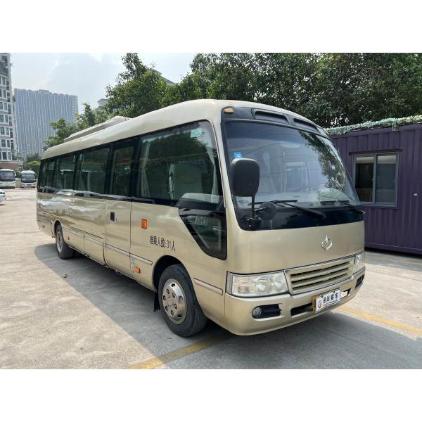 Quality 2016 Year 31 Seats Second Hand Buses Left Hand Steering Mini Used Coaster Buses for sale