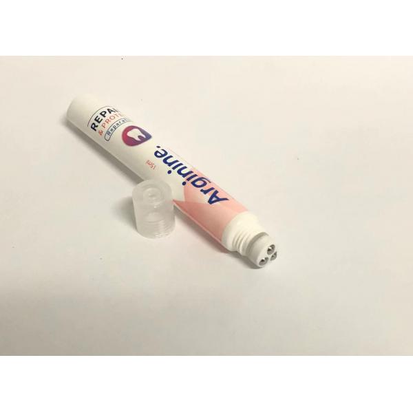 Quality D16mm 3-10ml Custom Cosmetic Tubes Empty Eye Cream Gel With Massage Stainless Steel Ball for sale