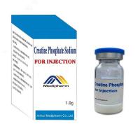 China Creatine Phosphate Sodium for Injection 1.0G, white powder or crystalline powder, GMP Medicine factory