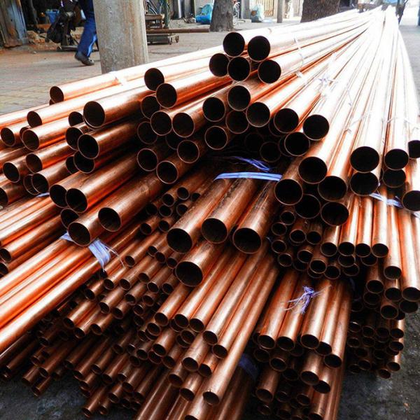 Quality C11000 Copper Metals Pipe Tube For Electrical Conductivity With Uneven Fracture for sale