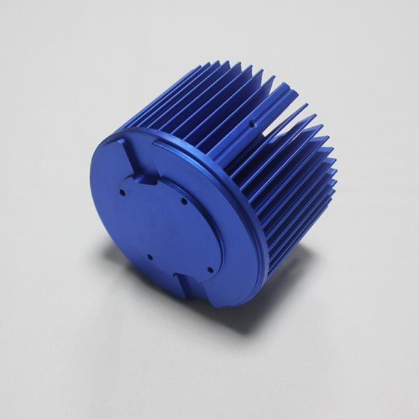 Quality 85x75mm Extruded Aluminum Led Heatsink , High Precision Blue Heat Sink ISO9001 for sale