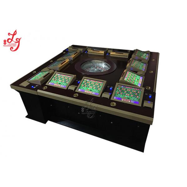 Quality Casino 12 Players Touch Screen Roulette Game Machine / Jackpot Gambling Game for sale