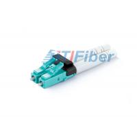 China Blue Green Multimode Duplex LC Optic Fiber Cable Connectors for FTTX Network factory