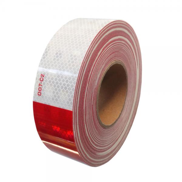 Quality Night Infrared Honeycomb Automotive Red And Silver Reflective Tape for sale