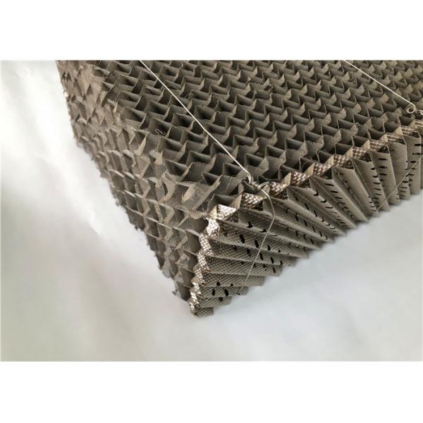 Quality 125Y Tower Column Metal Structured Packing Smooth Surface Mass Transfer Media for sale