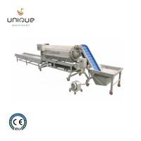 China Washing and Peeling Function Stainless Steel Peeler Machine for Frozen Root Vegetables factory