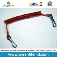 China Red Safety Wire Spring Coil Attaching Valuable Merchandises for sale