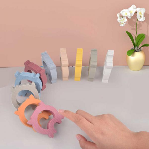 Quality Infants Silicone Dominoes 10 Pieces Baby Silicone Toys Entertaining for sale