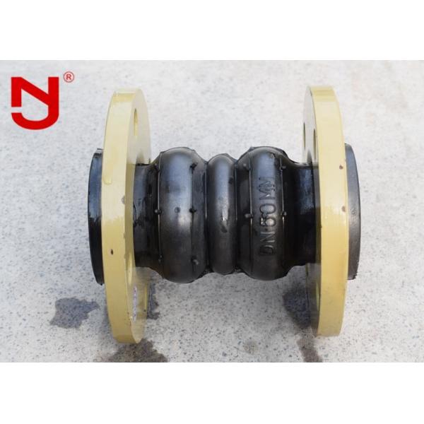Quality Hydraulic Double Sphere Rubber Expansion Joint Synthetic Rubber Reduce Tensile Strength for sale