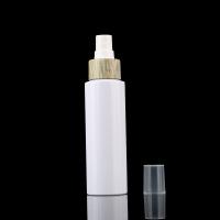 China Empty Hot  100ml 200ml Plastic Pump Cosmetic PET Packaging, Wholesale Body Lotion PET Bottle with Bamboo Pump factory