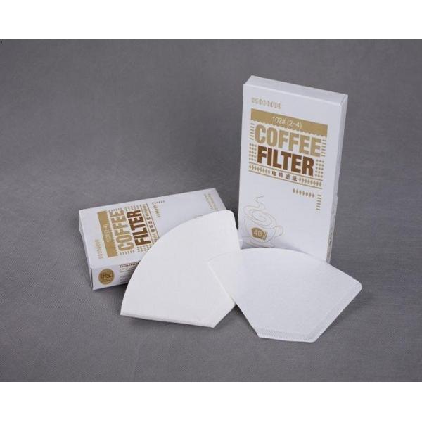 Quality Disposable Paper Pour Over Coffee Dropper Cone Coffee Filter 100 Pcs for sale