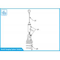 Quality Galvanized Stainless Steel Pendant Lamp Cord Kit , Rock Wool Hanging Light Kit for sale