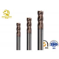 Quality CNC 55 Degree Carbide Tipped Corner Rounding End Mill Straight Shank for sale