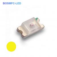 Quality 0603 SMD LED Yellow 585-595nm Amber light 1608 chip LED for led display for sale