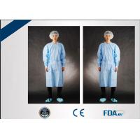 Quality Breathable Disposable Surgical Gown For Alcohol / Blood / Bacteria Invading for sale