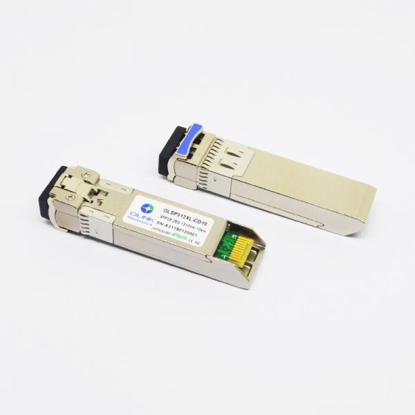 Quality Single Mode Fiber 25GBASE LR Transceiver SFP28 1310nm 10km DOM LC SMF for sale