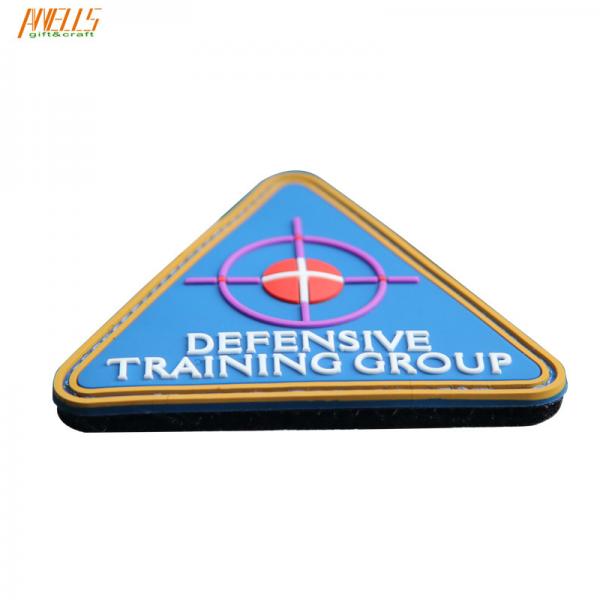 Quality Flexible Morale PVC Patch Raised Logo Lightweight Cool PVC Patches for sale