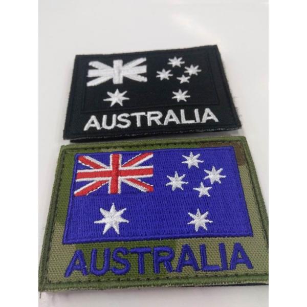 Quality Big Cute Assorted Embroidered Patches Shrink Proof Velcro Loop Backing for sale