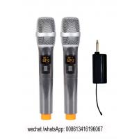 China U2 / UHF professional teaching wireless microphone/  20 channel /rechargeable battery 18650/volume control on handheld for sale