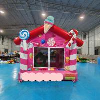China EN14960 Commercial Inflatable Bounce House Candy Themed PVC 3x3m Inflatable Jumping Castle factory