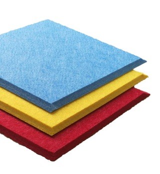 Quality 15mm High Density Sustainable Fibreglass Acoustic Barrier Panels Dust Prevention for sale