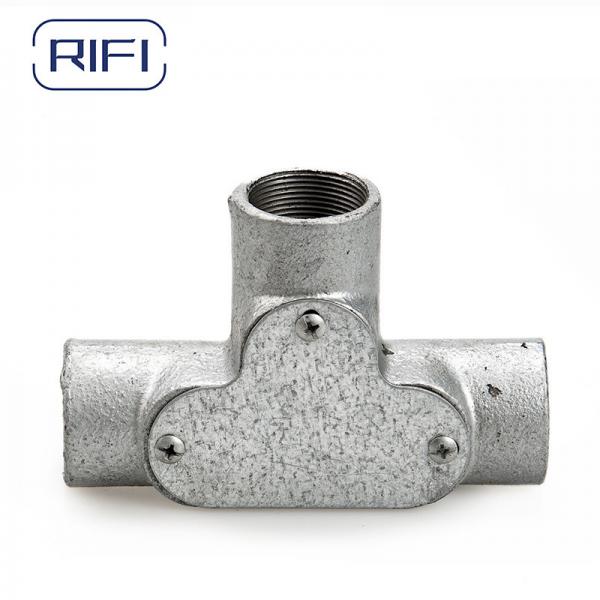 Quality Hot Dipped Galvanised GI Conduit Fittings 20mm Conduit Elbow BS4568 Fittings for sale