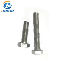 China High Strength DIN931 Type Stainless Steel/carbon steel 316 304 hex Bolts factory