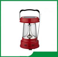 China Rechargeable solar power lantern, led solar camping lantern with FM &amp; AM radio for cheap sale factory