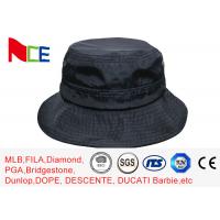 China Customize Black Fisherman Bucket Hat Custom logo For man woman factory