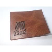 China Custom Leather Label Design Clothing Embossed Leather Patches For Garment factory