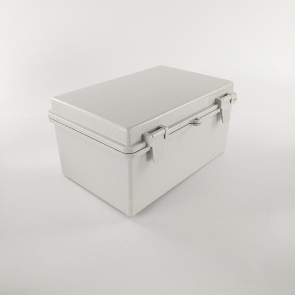 Quality Bottom Plate 29x19x14cm Hinged Lock Enclosures Polycase for sale