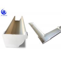 China Threepenny PVC Rain Gutters Fiiting Rain Water Collection Gutter factory