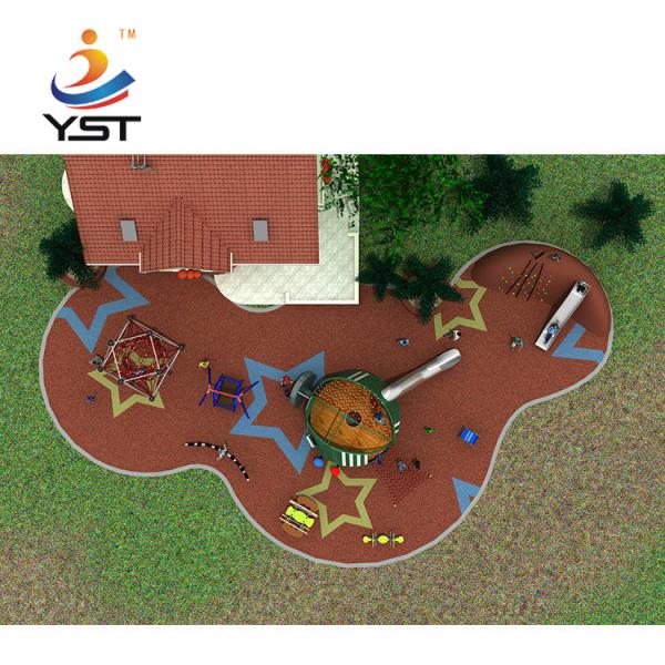 Quality Cartoon Custom Playground Slides Non Standard With Design Plane Planning for sale