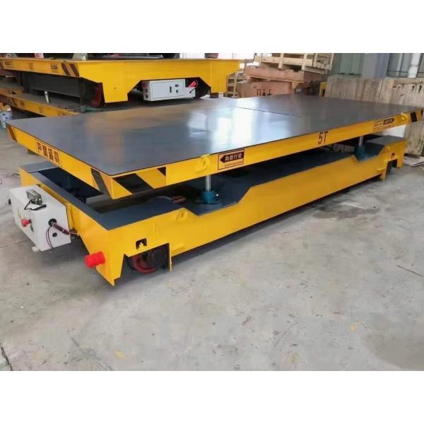 Quality High Speed 0-20m/Min Rail Transfer Cart With Remote Control Emergency Stop for sale