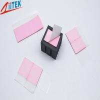 Quality pink 3.0W/mK CPU Heatsink Cutting Thermal Conductive Foam Ultrasoft Compressible 7.5 MHz Dielectric Constant for sale