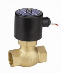 Quality Brass 2 Way Piston Hot Water Solenoid Valve Normally Closed 3/8＂ ～ 2＂ for sale