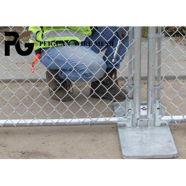 Quality Sustainable White Building Site Fence Panels Hot Dipped Galvanized for sale