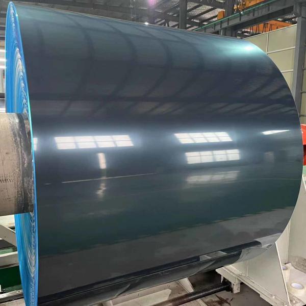 Quality Alloy 3003 Ral 7047 PVDF Lacquered Aluminum Sheet 0.75mm x 48'' Pre-painted Aluminum Coil For Metal Commercial Roofing for sale